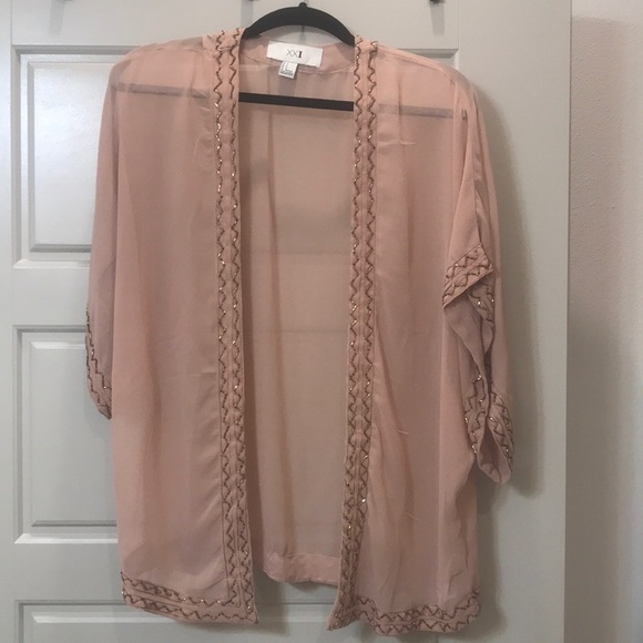 Forever 21 Beaded Kimono - Picture 1 of 3